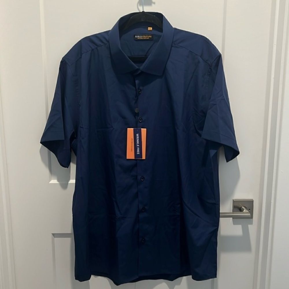 Suslo Couture Short Sleeve Button Down Shirt